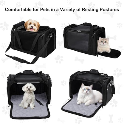 EliteField Deluxe Soft Pet Carrier for Cats and Dogs (3-Year Warranty) - Image 2