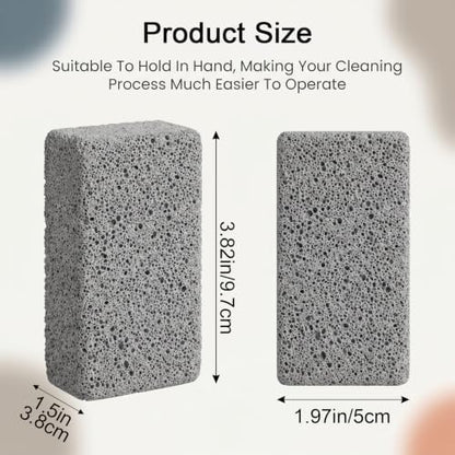 2 PCS Pet Hair Remover Pumice Stone, Pet Hair Removal Tool - Image 2