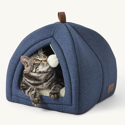 Bedsure 2in1 Cat Beds for Indoor Cats Cave for Kitten with Washable Pillow by Unknown