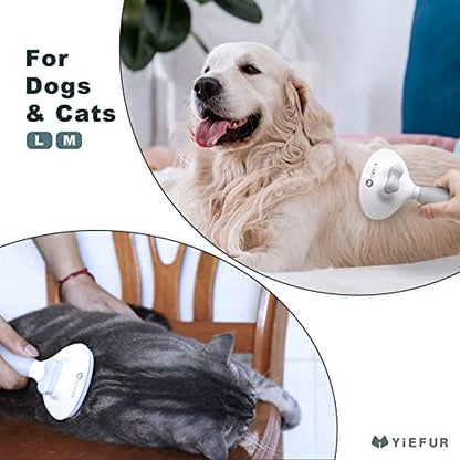 Cat Brush for Shedding, Self Cleaning Brush for Long & Short Hair Cats - Image 5