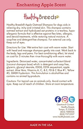 Healthy Breeds Dandie Dinmont Terrier Apple Oatmeal Shampoo 8 oz - Image 2
