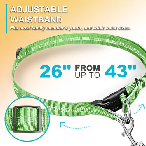 Laqibak Hands Free Dog Leash,Adjustable Waist Leash for Dog,4.2-6.7 Feet - Image 4