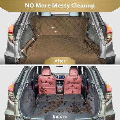 SUV Cargo Liner for Dogs - Water Resistant Trunk Cover for Midsize SUVs - Image 3