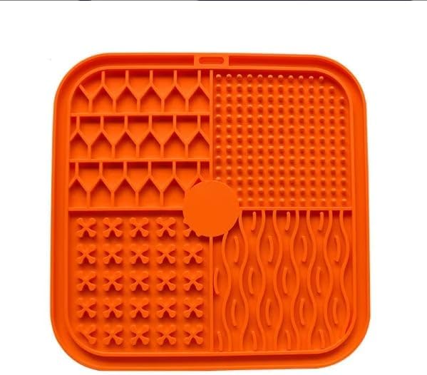 Lick Mat for Dogs and Cats, Food Grade Silicone Slow Feeder Mat with Strong Suction for Grooming, Bathing and Anxiety Relief, BPA-Free Pet Feeding Mat for Dental Care - Image 3