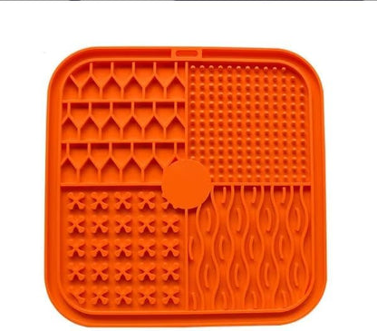Lick Mat for Dogs and Cats, Food Grade Silicone Slow Feeder Mat with Strong Suction for Grooming, Bathing and Anxiety Relief, BPA-Free Pet Feeding Mat for Dental Care - Image 3