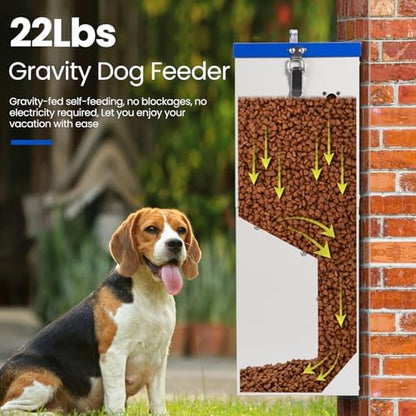 22lbs Gravity Dog Feeder - Automatic Dog Feeder Large Breed - Image 6