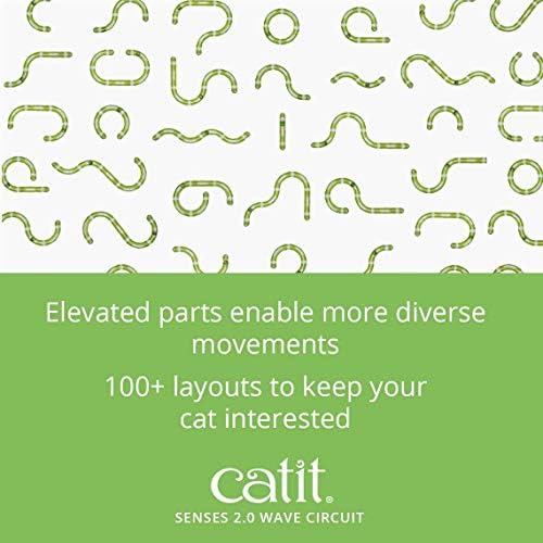 Catit Senses 2.0 Wave Circuit Interactive Cat Toy - 8-Piece - Image 3