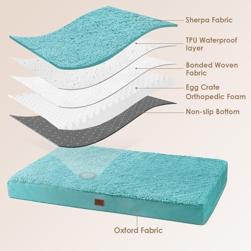 EHEYCIGA Orthopedic Dog Bed Medium with Removable Washable Cover, 30x20 - Image 4
