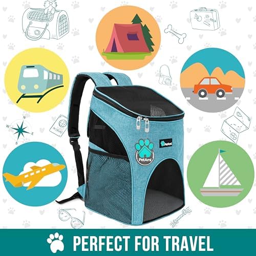 PetAmi Cat Backpack Carrier for Small Dogs and Large Cats, Airline Approved - Image 7