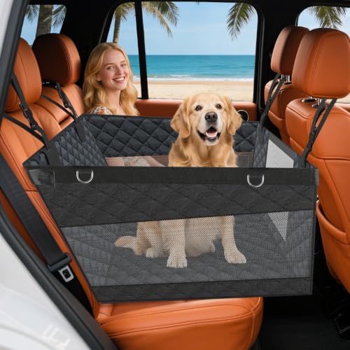 dessports Dog Car Seat Backseat Extender Hard Bottom for Medium Large Dogs by dessports