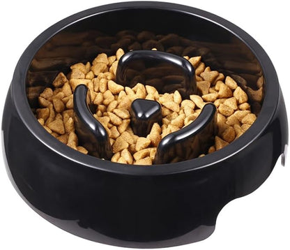 Slow Feeder Dog Round Bowls Stop Bloat Bowl Anti-Choking for Small Dogs