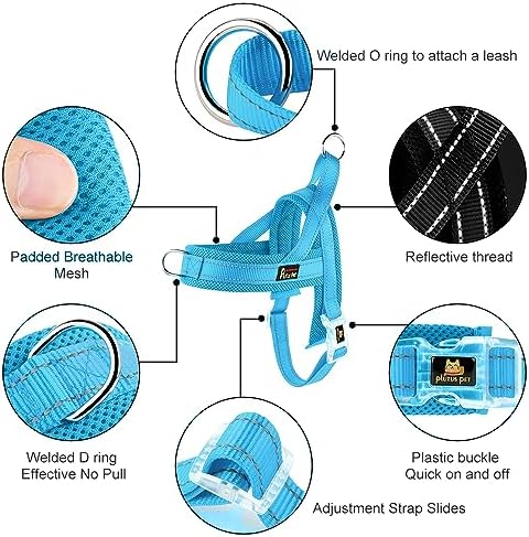 Plutus Pet No Pull Dog Harness for Medium Sized Dog, Breathable Mesh Padded - Image 2