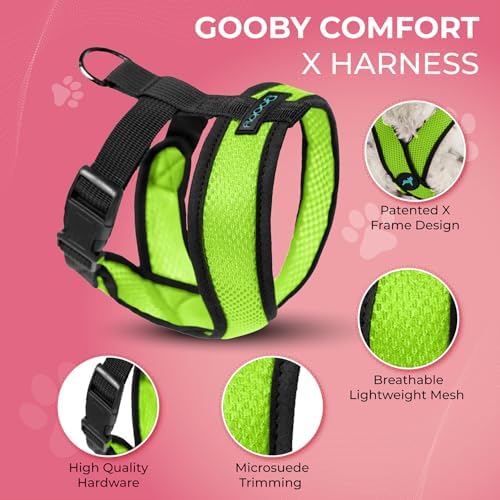 Gooby Comfort X Head-in Dog Harness, Choke-Free, Green, Large - Image 4
