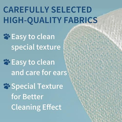 Dog Ear Wipes, 200 Pcs, Remove Earwax, Secretions, Dirt, Debris, Odors, Relieve Ear Itching, Shaking, Scratching, Contains Soothing Aloe Vera, Non Irritating, Suitable For Cats And Dogs (2 Count) - Image 6