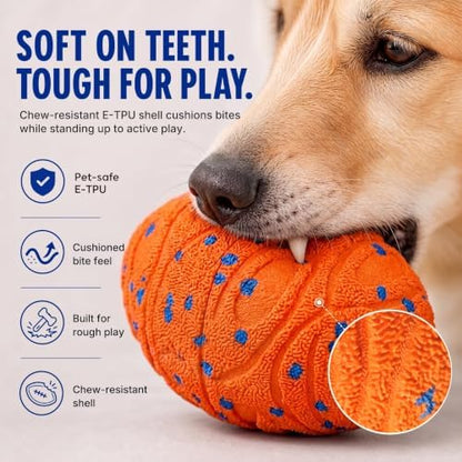 Interactive Dog Ball for Medium & Large Dogs, E-TPU Football Toy - Image 5