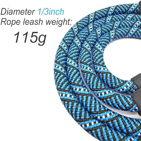 Double Dog Leash Coupler 1/3" Rope Extension for Two 10-35lbs Dog - Image 5