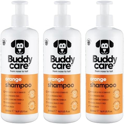 Orange Dog Shampoo by Buddycare | with Aloe Vera and Pro Vitamin B5 (50.72oz) by Unknown