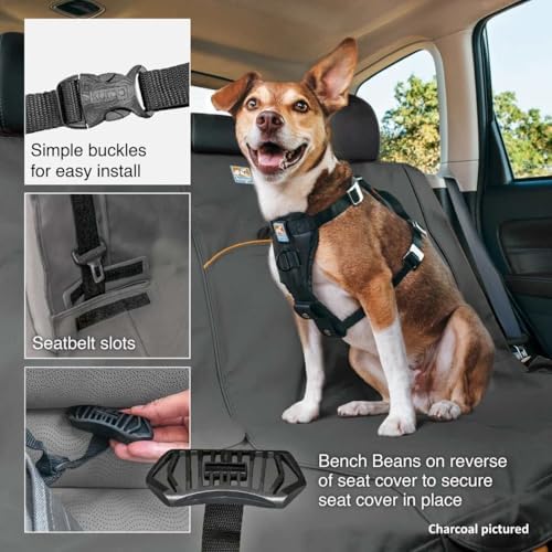 Kurgo Rover Bench Seat Cover, Black, 55" Wide - Image 5