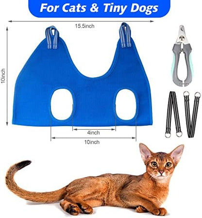 Ateson Pet Grooming Hammock Harness for Cats & Extra-Small Dogs, Size XS - Image 3