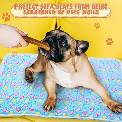 Chumia 18 Pcs Fleece Puppy Blanket for Dog Cat, 23 X 16 Inch, Sweet - Image 6