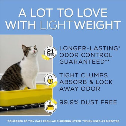 Purina Tidy Cats LightWeight 4-in-1 Strength Cat Litter, 17 lb - Image 6