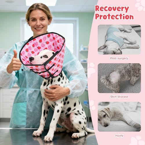 Avont Soft Dog Cone Drawstring, Snap-in, Waterproof, Anti-Lick, Foldable - Image 3