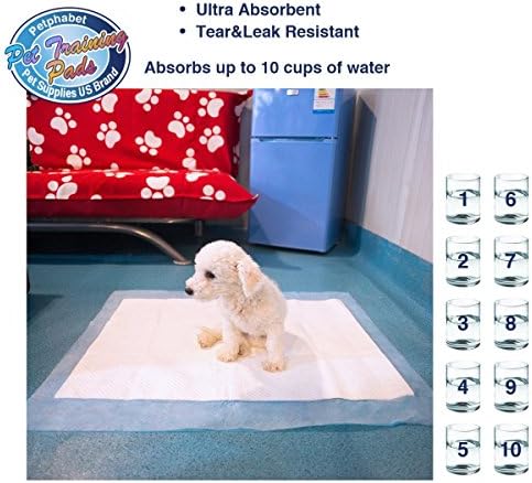Puppy Pads, 34" x 28" XXL-Large, Ultra Absorbent - All Day Premium Dog Pads - 42 Count by Petphabet - Image 6