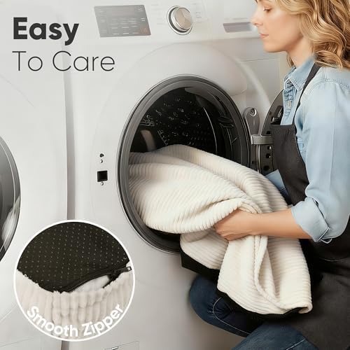 FUKUMARU Dog Couch Bed, Corduroy Cozy Cat Bed, Waterproof, Washable Cover - Image 5