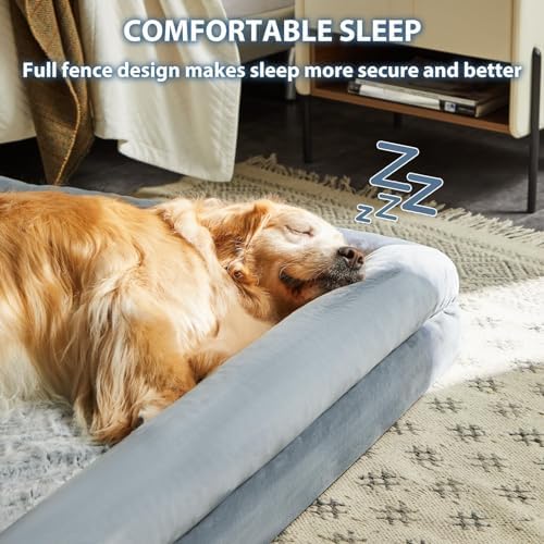 WNPETHOME XL Extra Large Orthopedic for Senior Dog Bed Comfy Sleeping - Image 2