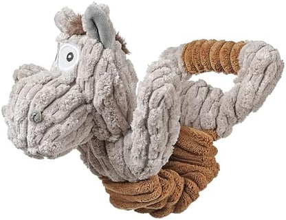 Tug of War Dog Toy, Crinkle Dog Toys for Large Dog, Soft Dog Plush Toy with Squeaky, Stuffed Animal for Dogs (Tug Series, Donkey) - Image 3