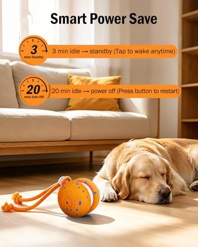 osou Interactive Dog Toy, Automatic Moving Dog Ball Toy with 2 Speed Modes - Image 6