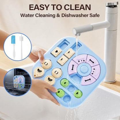 Easy-Clean Dog Puzzle Toy: 11"*11" Anti-Slip, for Small/Medium Dogs - Image 6
