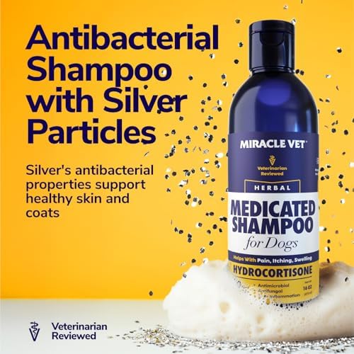 Miracle Vet Medicated Dog Shampoo for Itchy Skin Relief - Antifungal for Dog Allergy Relief, Yeast Infection, Hot Spot & Dry Skin Anti-Itch Treatment Wash - Hydrocortisone (16 oz) - Image 4
