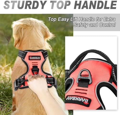 BARKBAY Dog Harness No Pull for Large Dogs Front Back Clips,Dog Vest - Image 3