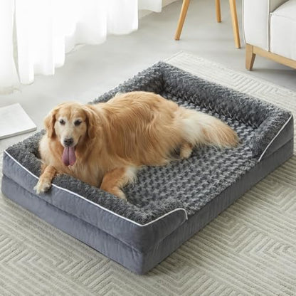 WNPETHOME Orthopedic Washable Dog Bed Large for Senior Dog Cozy Sleep by WNPETHOMEPETSHOME