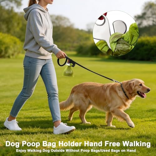 2PCS Dog Poop Bag Holder, Waste Bag Holder, Dog Poop Bag Carrier, Hand Free Holder - Image 2