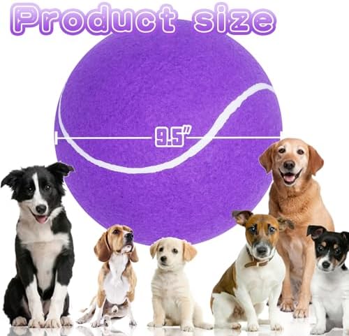 Banfeng Big Tennis Ball for Dogs, Giant Dog Tennis Ball Toy Herding Ball - Image 2