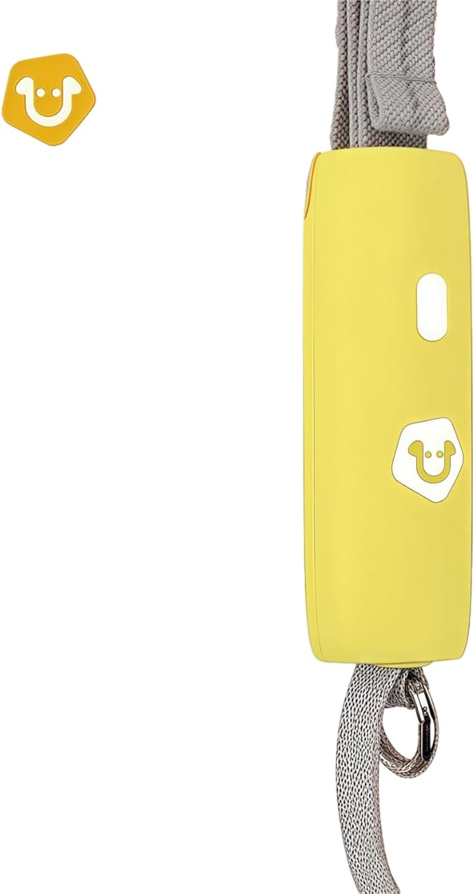 Hand Free Dog Leash Adjustable Length 4-6 ft with Reflective Stripor for Medium&Small Dogs Comfortable Handle and Sturdy Rope for Walking, Jogging and Running Your Dog (Yellow)