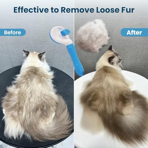 Analan 3 in 1 Pet Grooming & Hair Removal Kit (Sky Blue) - Image 3