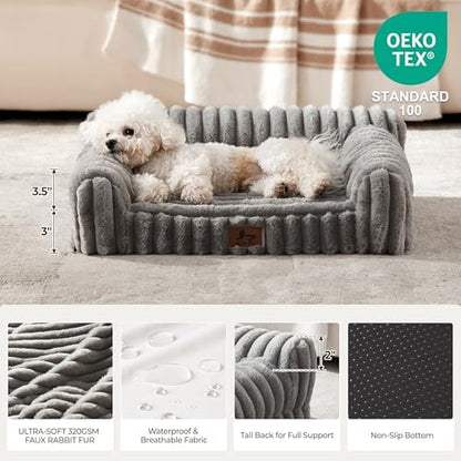 Orthopedic Dog Bed Medium 30x20x8.5” Washable Cover Grey - Image 3