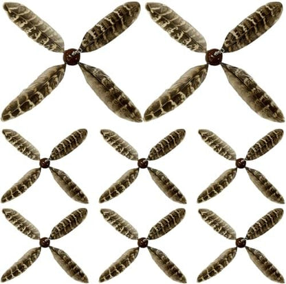 8 Pcs Cat Feather Propeller Toys Refills Replacement Propeller Interactive Cat Toy Refills Kittens Toy Feather Replacement Wand Teasers Attachments for Kittens Wand(Cute) by Relaxgiant