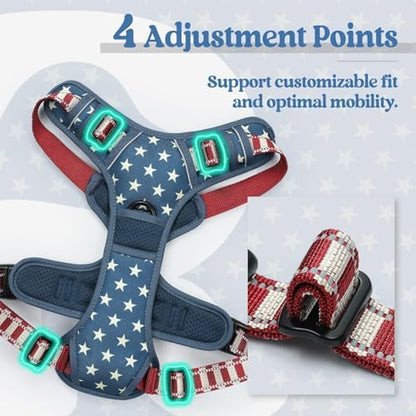 rabbitgoo Dog Harness, No Pull for Large Dogs with 2 Leash Clips, Pet Vest - Image 4