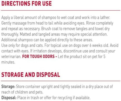 Nature’s Miracle Skunk Odor Control Shampoo & Conditioner Citrus Scent, 32 fl oz - Image 6
