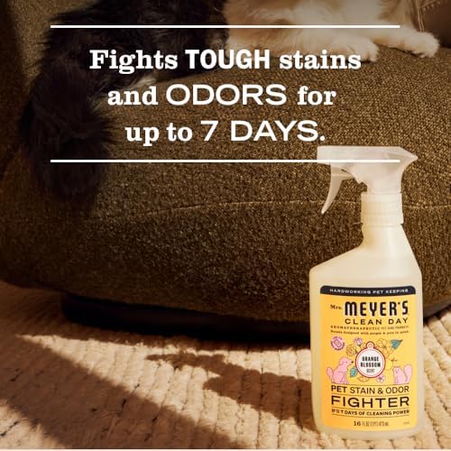 Mrs. MEYER'S CLEAN DAY Pet Stain & Odor Fighter, Orange Blossom Scent, 16oz - Image 4