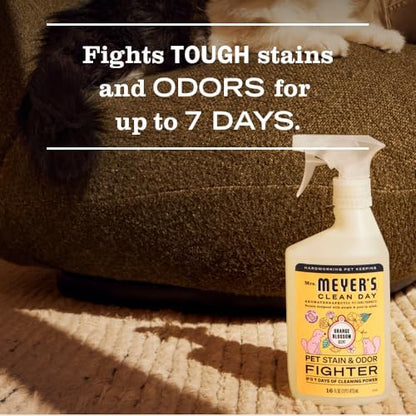 Mrs. MEYER'S CLEAN DAY Pet Stain & Odor Fighter, Orange Blossom Scent, 16oz - Image 4