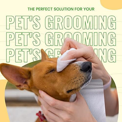 Bamboo Pet Towel 25 PCS - Reusable Bamboo Paper Towels for Dogs, Cats and Other Pets are Machine Washable Up to 5 Times | Disposable Pet Wipes for Drying and Cleaning Dirty Pets - Image 6