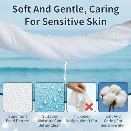 Pet Glove Wipes for Dogs, Hypoallergenic, Cleaning, Deodorizing, Moisturizing, Easy to Clean Wrinkles, Paws, Eyes, Ears, Face, Buttocks, and Body, for Daily Care and Travel (10pcs) - Image 6