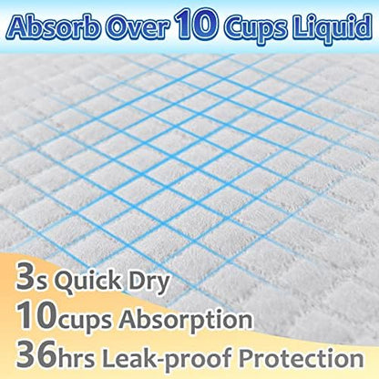 Dogcator XL Puppy Pee Pads, 28"x34", 40 Count for Training Large Dogs - Image 2
