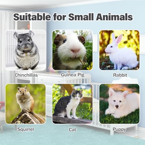 BWOGUE Bunny Tunnel Bed, 2-in-1 Collapsible Rabbit Tunnel Hideout with Mat - Image 6