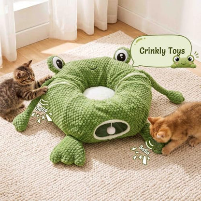 Cat Tunnel Bed with 20 Cat Toys,Kitten Toys for Indoor Kittens,Green - Image 6